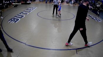 58-58 lbs Round 3 - Micah Barber, Falconer Youth Wrestling vs Finnley Beltowski, Cambria Heights