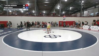 70 kg Cons. Sub-quarters - Hayden Whidden, Southern Illinois Regional Training Center vs Wyatt Stout, Pennsylvania RTC