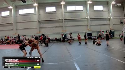 88 lbs Finals (2 Team) - Brydyn Riley, Contenders WA Green vs Tyler Elliott, Dayton Bandits