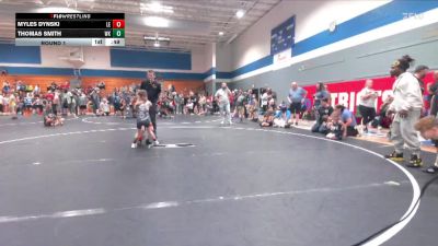 50 lbs Round 1 - Myles Dynski, Summerville Take Down vs Thomas Smith, White Knoll