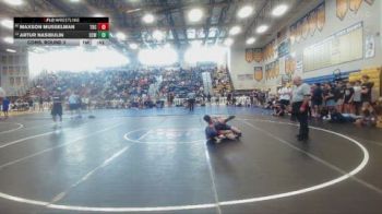 106 lbs Cons. Round 3 - Maxson Musselman, Team Barracuda vs Artur Nasibulin, Palmetto