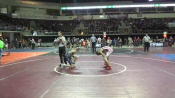 102 lbs Quarterfinal - Xzavier Salazar, NM Gold vs Jack Byers, La Cueva JR Wrestling- WH-6