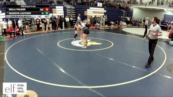 145 lbs. 5th Place Match - Madison Lightner, Fort Osage vs Bella Palmer, Odessa