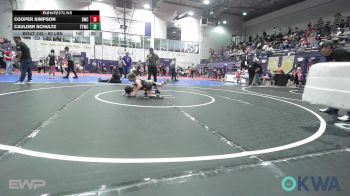 60 lbs 3rd Place - Cooper Simpson, Salina Wrestling Club vs Caulder Schultz, Team Tulsa Wrestling Club