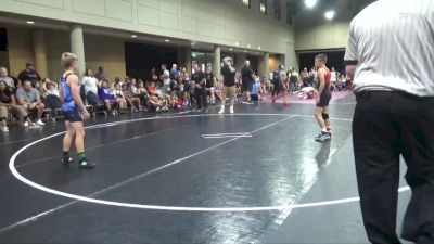 95 lbs Round 1 (6 Team) - Everett Eberle, NC National Team White vs Hudson Comstock, Tough House WC