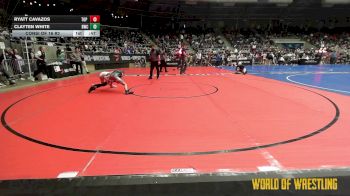 70 lbs Consi Of 16 #2 - Ryatt Cavazos, Top Rank vs Clayten White, Bison Wrestling Club