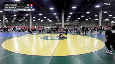110 lbs Rr Rnd 1 - Madison Rucci, THE U - GHSE vs Brooke Dixon, NE Whale - GHSE