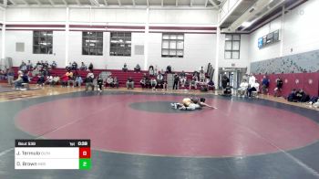 106 lbs Consi Of 4 - JP Termulo, Bishop Lynch vs Desmond Brown, Mount De Sales