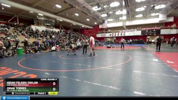 217 lbs Cons. Round 3 - Aidan Felgen-Taylor, San Rafael High School vs Omar Torres, De La Salle High School