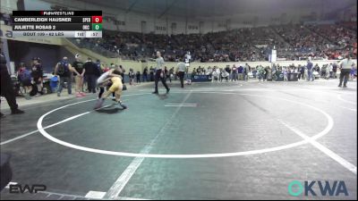 62 lbs Consolation - Camberleigh Hausner, Sperry Wrestling Club vs Juliette Rosas 2, OKC Saints Wrestling