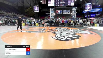 100 lbs Cons 8 #2 - Chase Dubuque, NJ vs Trace Rial, IA