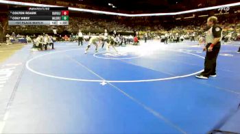 165 Class 2 lbs 1st Place Match - Colt West, Hallsville vs Colton Roark, Cassville