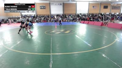 138 lbs Round Of 16 - Elena Thomas, Carver vs Ella Neishel, North Providence
