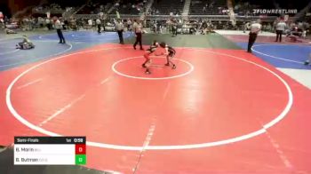 61 lbs Semifinal - Beau Morin, Billings WC vs BrocLee Butman, Columbia WC