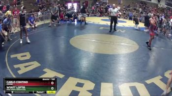 108 lbs Champ. Round 1 - Carlo Contino, Empire vs Wyatt Loftis, Mad Dawg Wrestling