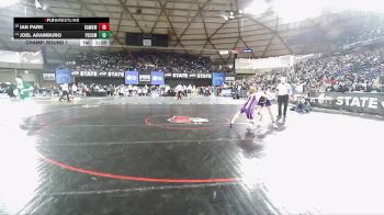 Boys 4A 165 lbs Champ. Round 1 - Joel Aramburo, Pasco vs Ian Park, Kamiak