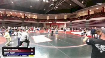 94 lbs Round 3 - Kenzie Johnson, Keystone Kids Wrestling Club vs Olivia Rubio, Enid Youth Wrestling Club