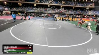 5A 126 lbs Semifinal - Jaxon Russell, Lubbock vs Keagan Sieracki, Salado