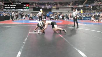 5A 215 lbs Semifinal - Kolten Motte, Hayden vs Allen Thrower, Lincoln