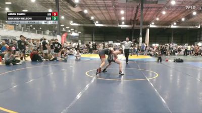 126 lbs Allday - Aiden Swink, 84 ATHLETES vs Brayden Nelson, RALEIGH AREA WOLFPACK RED
