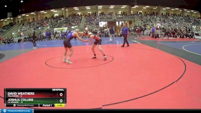 140 lbs Semis & 1st Wrestleback (8 Team) - Joshua Collins, La Grande vs David Weathers, Tillamook