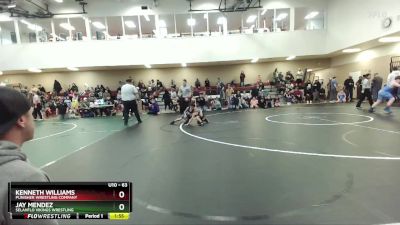 63 lbs Quarterfinal - Jay Mendez, SelahFlo Vikings Wrestling vs Kenneth Williams, Punisher Wrestling Company