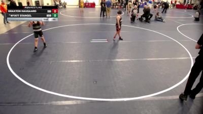 10U - 140 lbs 5th Place Match - Chase Bontjes, Minnesota vs Cora Reinking, Princeton Wrestling