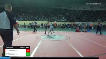 6A-195 lbs Cons. Round 1 - Carlos Alvarado, Enid vs Isaac Villalobos, Edmond North