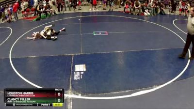 64 lbs Cons. Round 3 - Houston Harris, Champions Wrestling Club vs Clancy Miller, Iron Co Wrestling Academy