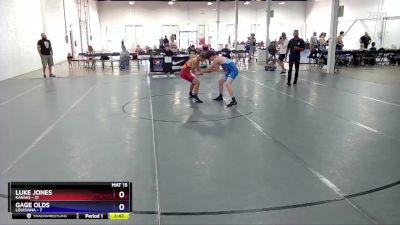 125 lbs Round 1 (8 Team) - Luke Jones, Kansas vs Gage Olds, Louisiana