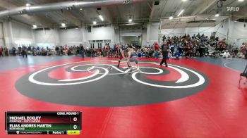 126 lbs Cons. Round 1 - Michael Eckley, Fountain - Fort Carson vs Elias Andres Martin, Northridge