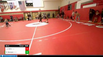 39-41 lbs Round 2 - Jeremiah Veliz, Prosser Wrestling Academy vs Royce Barajas, Moses Lake Wrestling Club