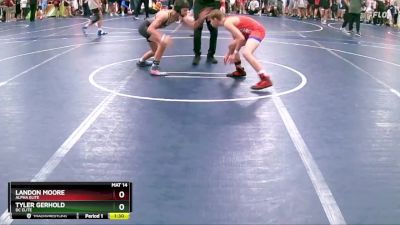 100 lbs Champ. Round 1 - Tyler Gerhold, DC Elite vs Landon Moore, Alpha Elite