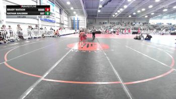 100 lbs Rr Rnd 3 - Brady Watson, Warhawks vs Nathan Ahlgren, North Carolina National Team Blue