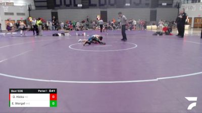 78-86 lbs Quarterfinal - Drake Hicks, Hicks vs Easton Wargel, North Husky Elite Wrestling Cl