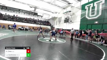 160 lbs Quarterfinal - Xingyu Chen, Los Osos vs Joseph Contreras, Walnut