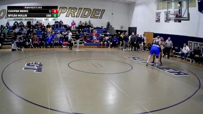 285 lbs Champ. Round 1 - Cooper Bentz, Thomas Jefferson vs Myles Hollis, Connellsville