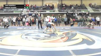 120 lbs Quarterfinal - Jack Sabatelli, Toll Gate vs Wesley Saadeh, North Kingstown