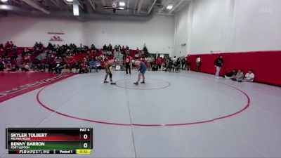 215 lbs Cons. Round 3 - Skyler Tolbert, Palmer Ridge vs Benny Barron, Fort Lupton