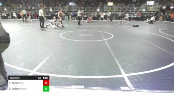 133 lbs Semifinal - Tyson Seibel, Belleville Little Devils vs Cameron Hebert, SOWELA CREW