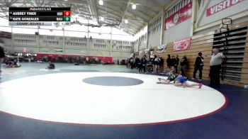 115 lbs Champ. Round 2 - Kate Gonzales, Maria Carrillo vs Aubrey Finer, Heritage (Brentwood)