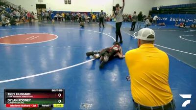 98 lbs Cons. Round 2 - Trey Hubbard, Lusk Rawhide Wrestling vs Dylan Rooney, Cowboy Kids WC