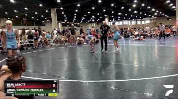 90 lbs Round 4 (6 Team) - Beau Abbott, RWA vs Angel Giovanni Morales, TNAAU