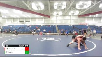 153 lbs Cons. Round 5 - Evan Hemmeter, Springboro vs Gabriel Rose, Switzerland County