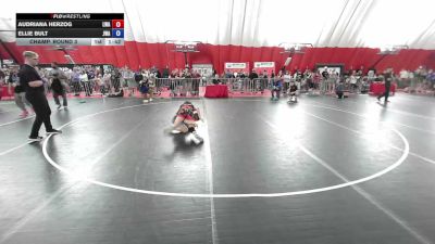126 lbs Champ. Round 3 - Audriana Herzog, Legacy Wrestling Academy vs Ellie Bult, Jackrabbit Wrestling Academy
