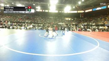 5A 106 lbs Semifinal - Cylar Bail, Middleton vs Zach Teal, Lakeland