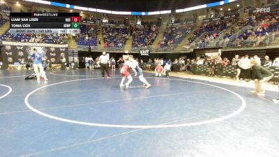 140 lbs Consy 1 - Liam Van Leer, Indiana vs Toma Cox, Hempfield