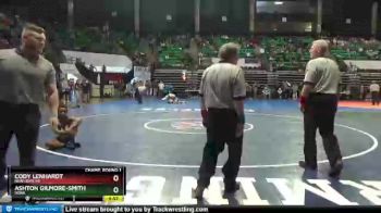 132 lbs Champ. Round 1 - Ashton Gilmore-Smith, Dora vs Cody Lenhardt, New Hope HS