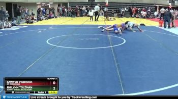 80 lbs Round 3 - Rhilynn Tolzman, Summit Wrestling Academy vs Sawyer Viebrock, St. Croix Falls