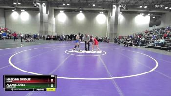 130 lbs Cons. Round 5 - Maelynn Sundlie, Ozark vs Alexus Jones, Little Axe